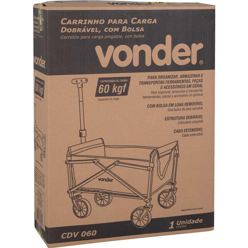 Carrinho P/carga Dobravel Cdv 060 Vonder