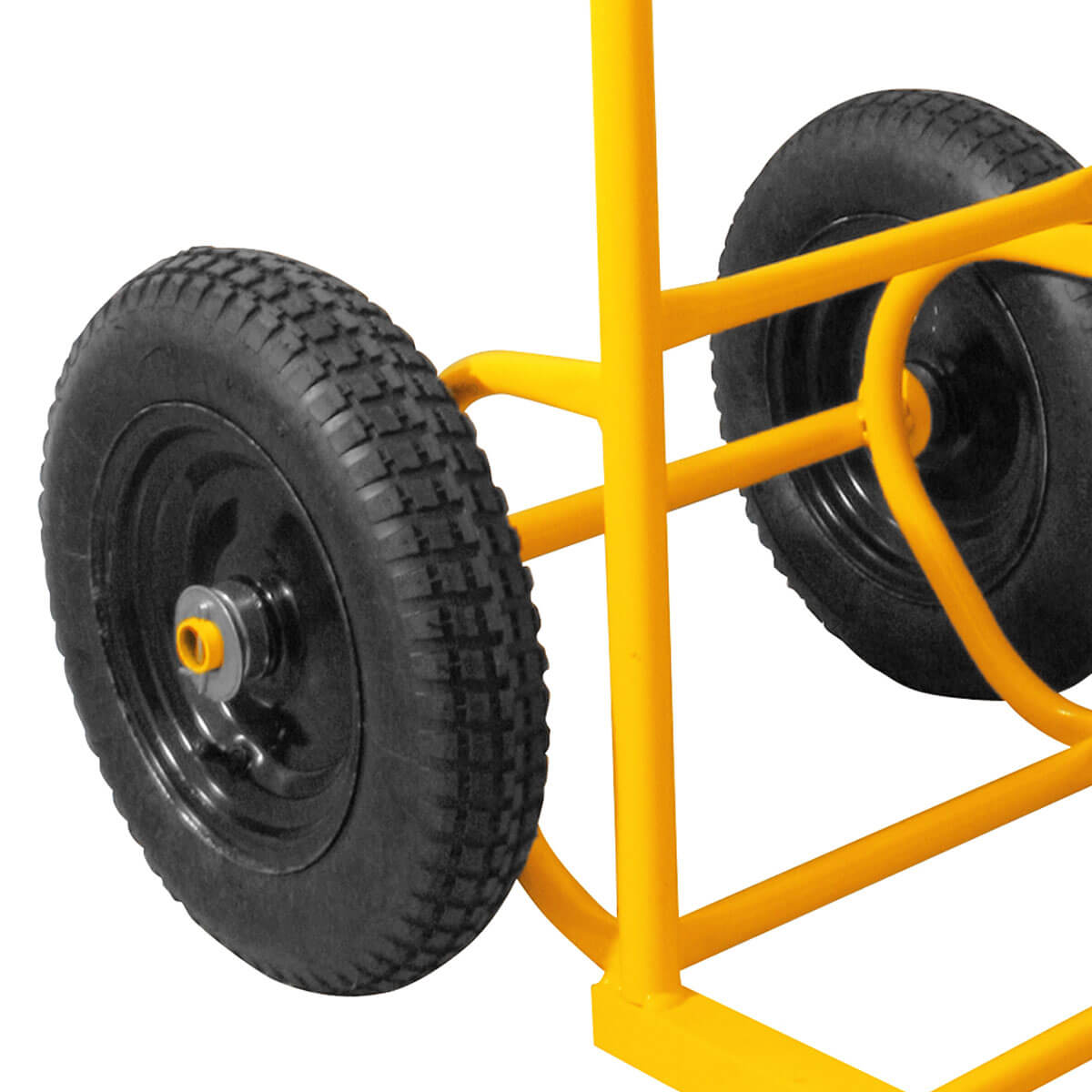 Carrinho Para Transporte De Carga Pesada Até 210kg Vonder Carrinho Para Armazém Amarelo