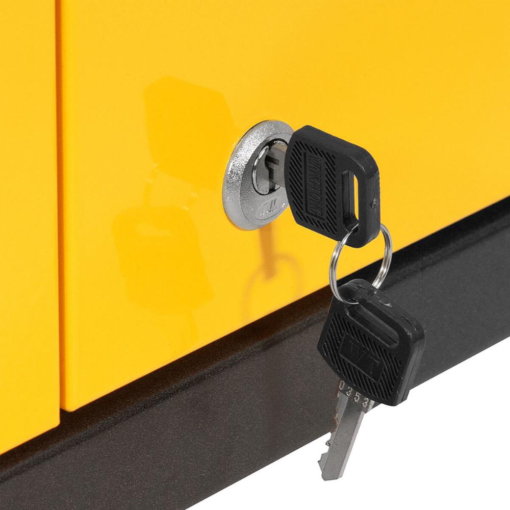 Carro para Ferramentas Carrinho Semifechado Com 1 Gaveta E 2 Portas Vonder