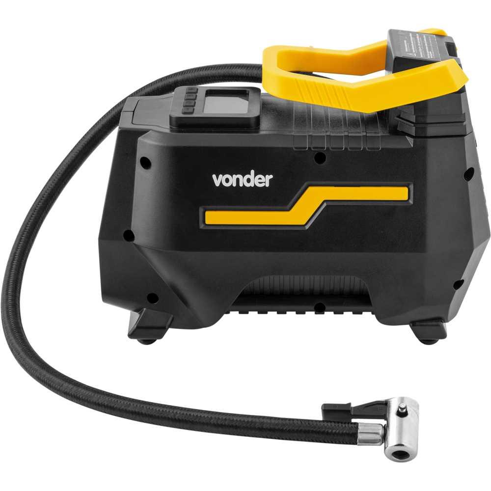 Compressor de ar automotivo CAV 150 12 V ou 127 V~ a 220 V~ bivolt automático VONDER