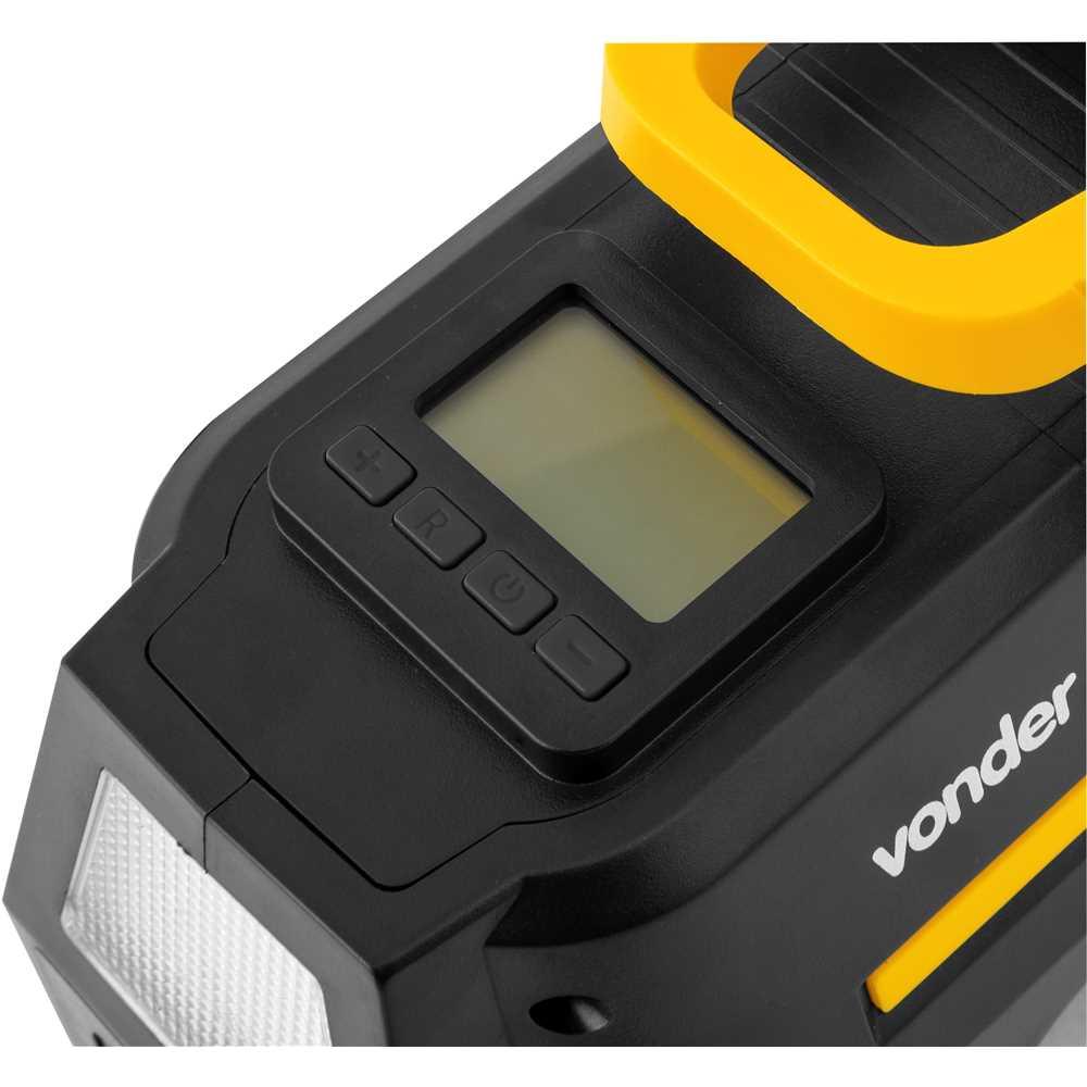 Compressor de ar automotivo CAV 150 12 V ou 127 V~ a 220 V~ bivolt automático VONDER