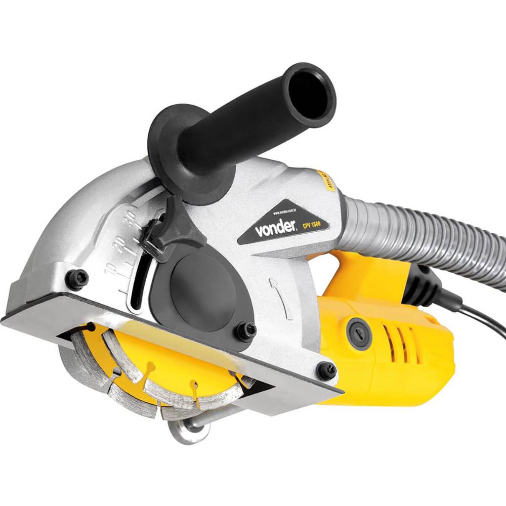 Cortador de Parede CPV 1500 127V Vonder 2 Discos Diamantados de 5' 1.500W