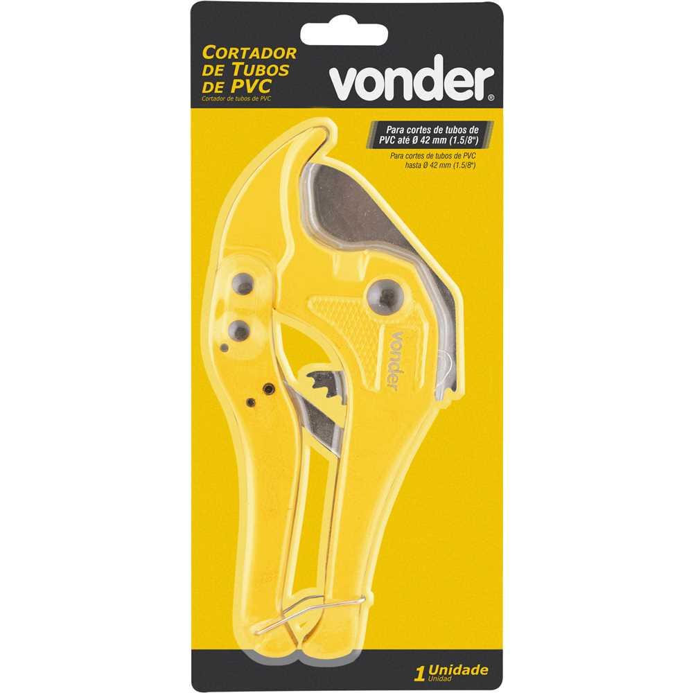 Cortador de tubos 15/8" para tubos de PVC VONDER