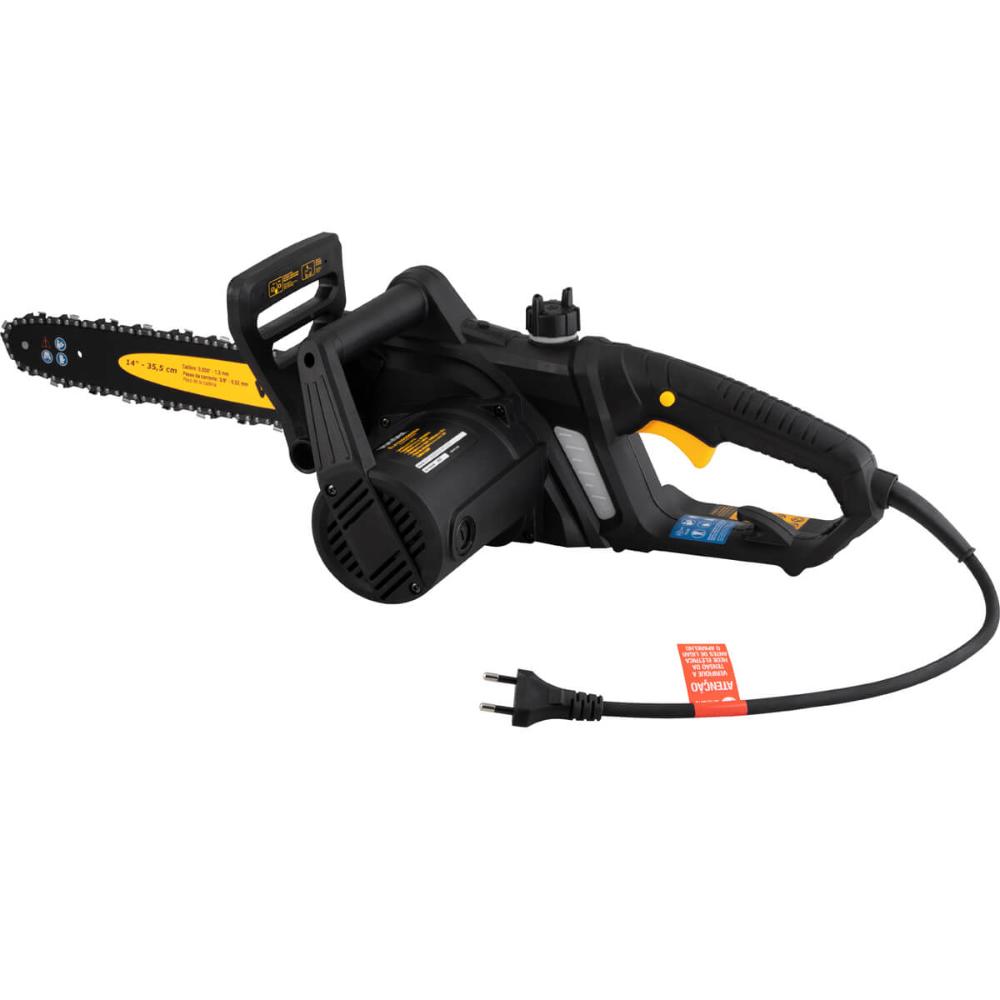 Eletrosserra Sabre de 14" 1600W Vonder 127V Motosserra Elétrica Corte Lenha Podas