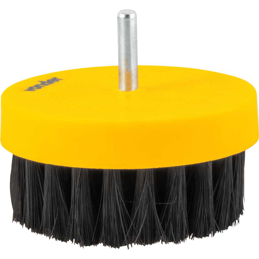 Escova rotativa para Furadeiras e Parafusadeira  80mm em nylon Vonder