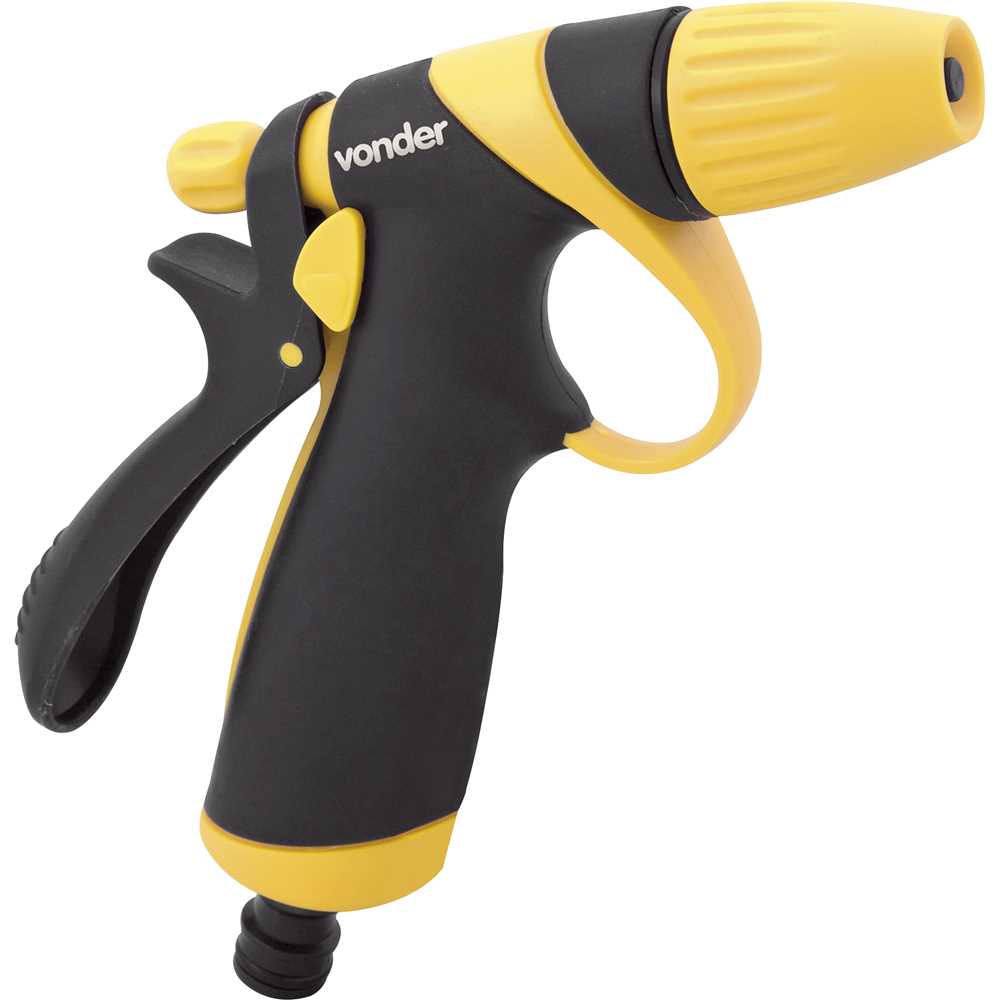 Esguicho plástico para jardim tipo pistola engate 1/2" EP 207 VONDER