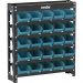 Estante metálica com gaveteiros modelo prático azul 25/3 VONDER