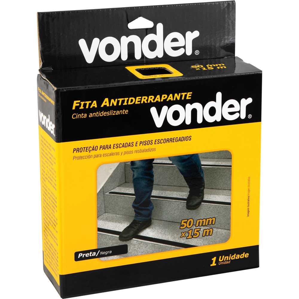 Fita Antiderrapante Lixa Escada Pisos Vonder 50mmx15m