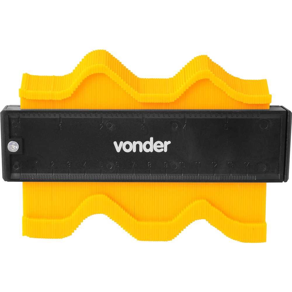 Gabarito copiador de contornos 14 cm VONDER