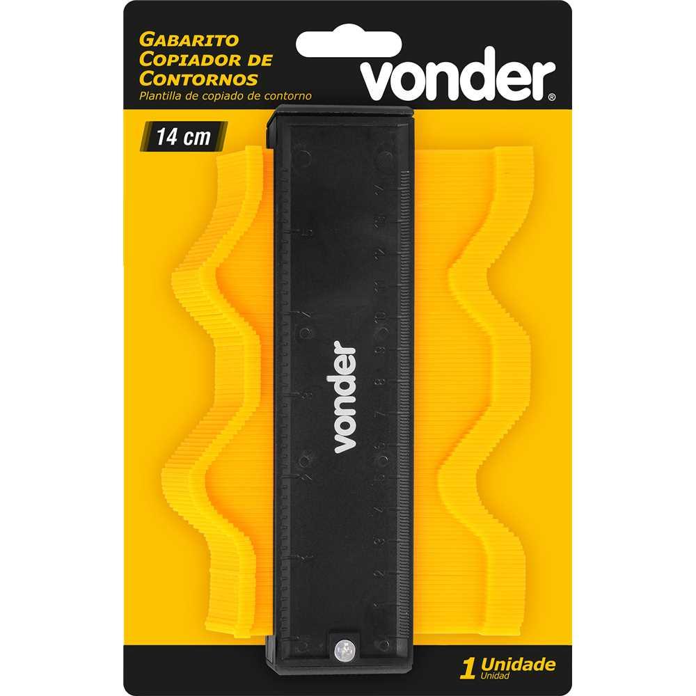 Gabarito copiador de contornos 14 cm VONDER