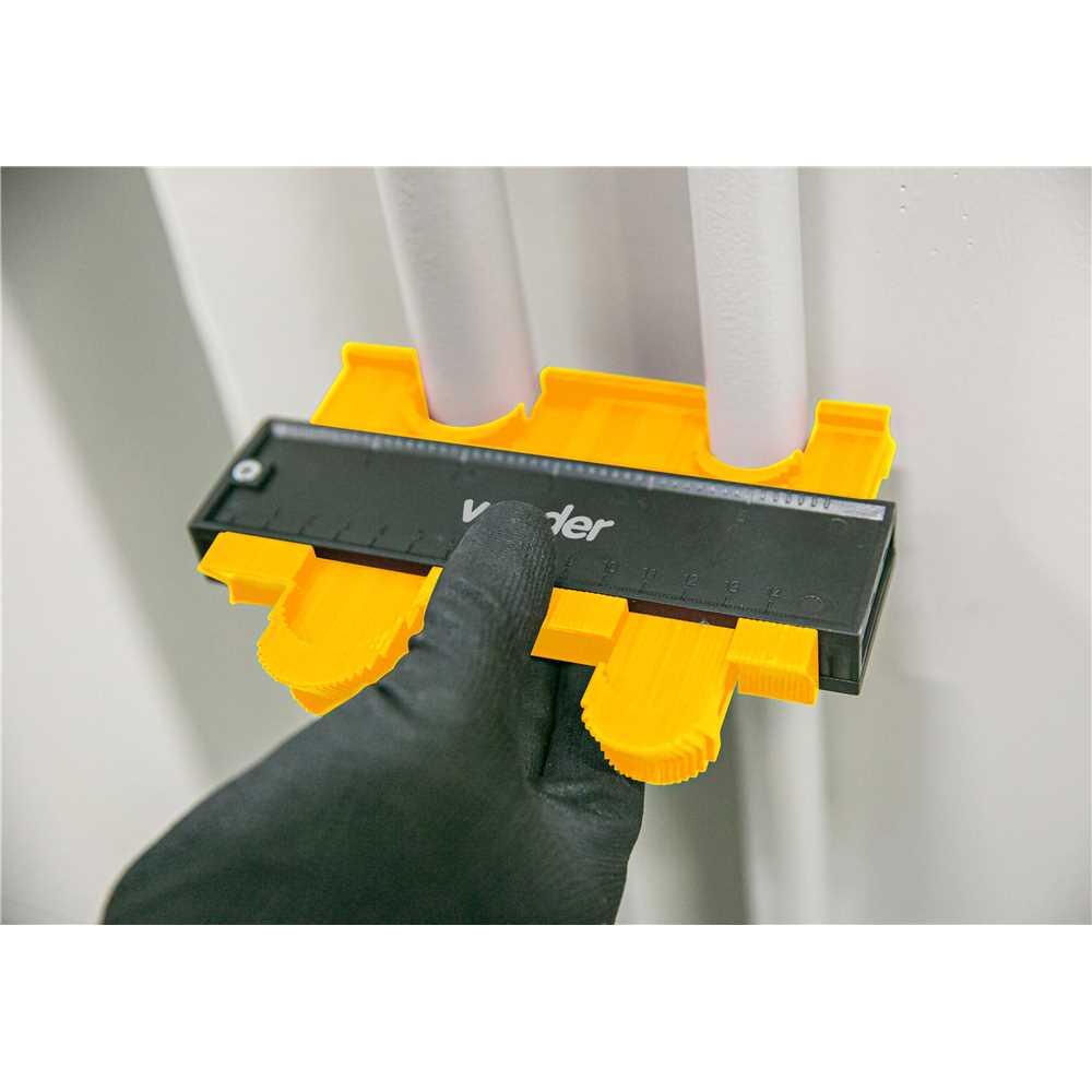 Gabarito copiador de contornos 14 cm VONDER