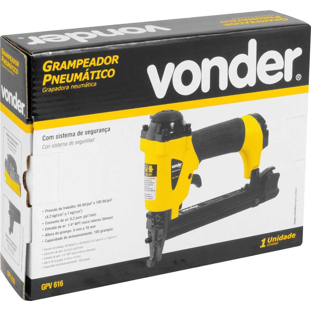 Grampeador pneumático GPV 616 VONDER