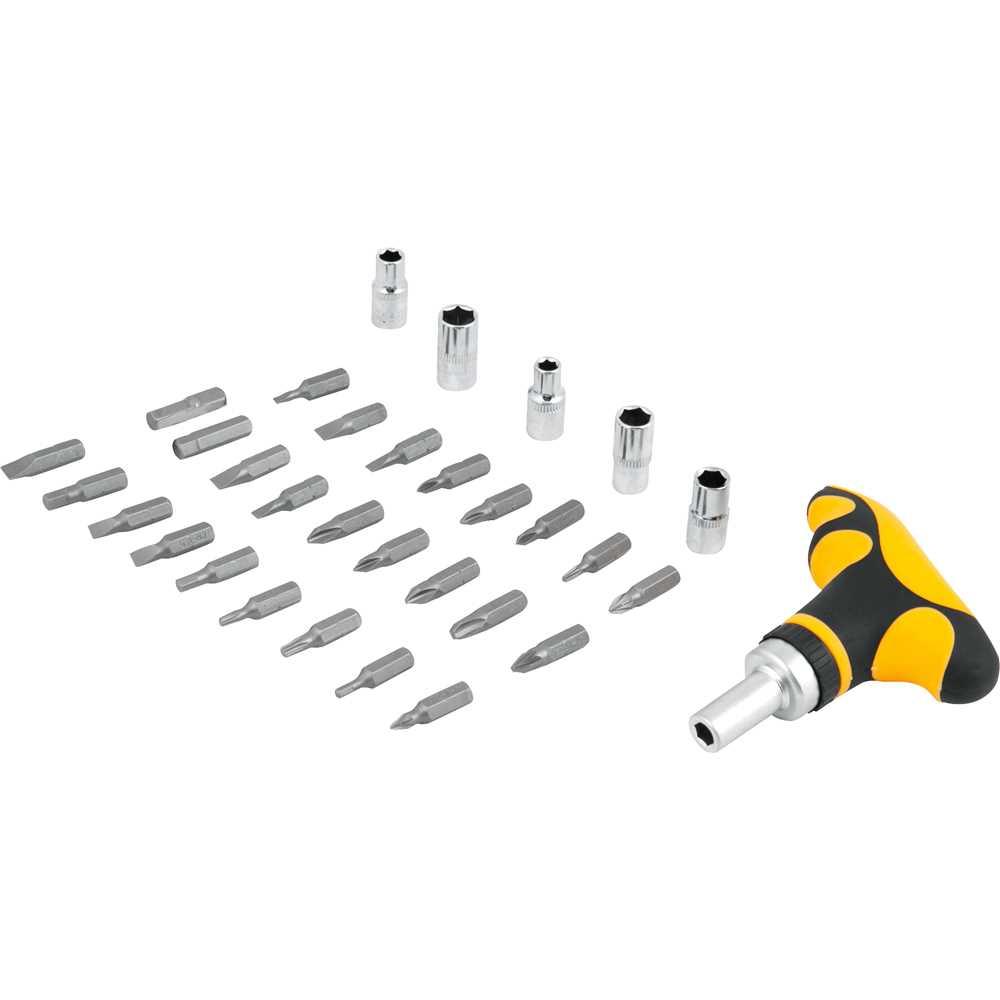 Jogo de bits/ponteiras com 32 peças encaixe sextavado de 1/4" VONDER