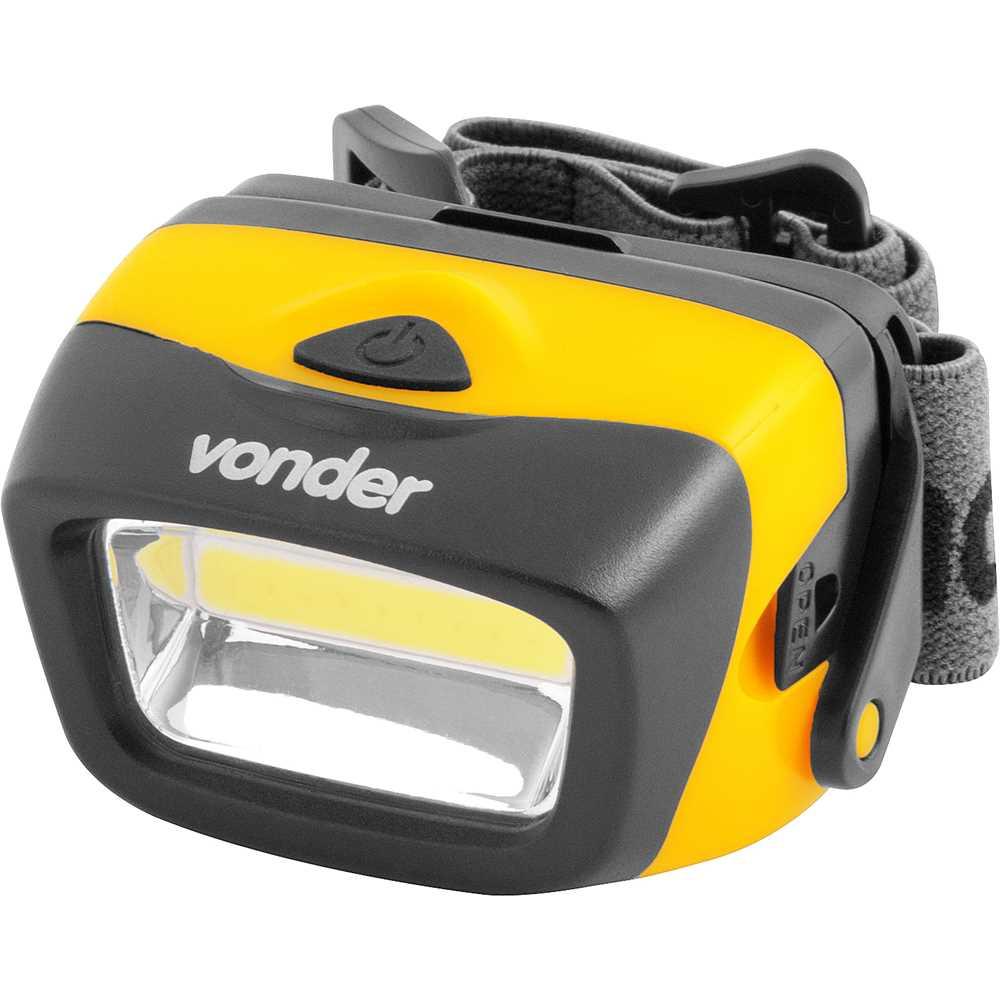 Lanterna Para Cabeça Led Cob Lcv 120 Lúmens Capacete Vonder