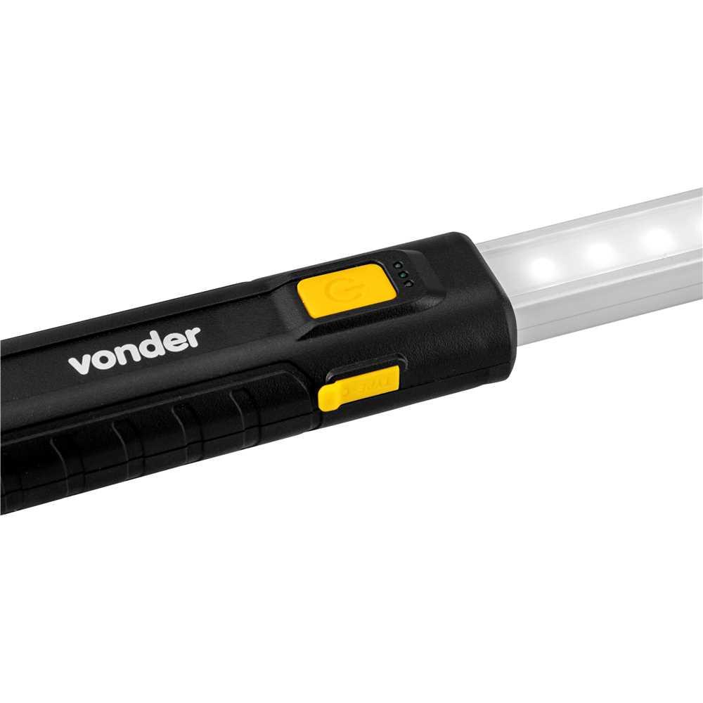 Lanterna Recar P/capo 17w 2000 Lumens Vonder