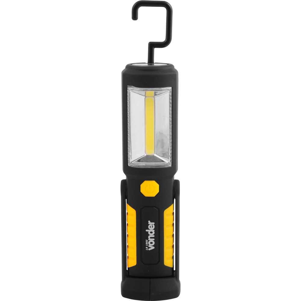 Lanterna recarregável de inspeção 2 W COB + 3 LEDs LR 180I VONDER