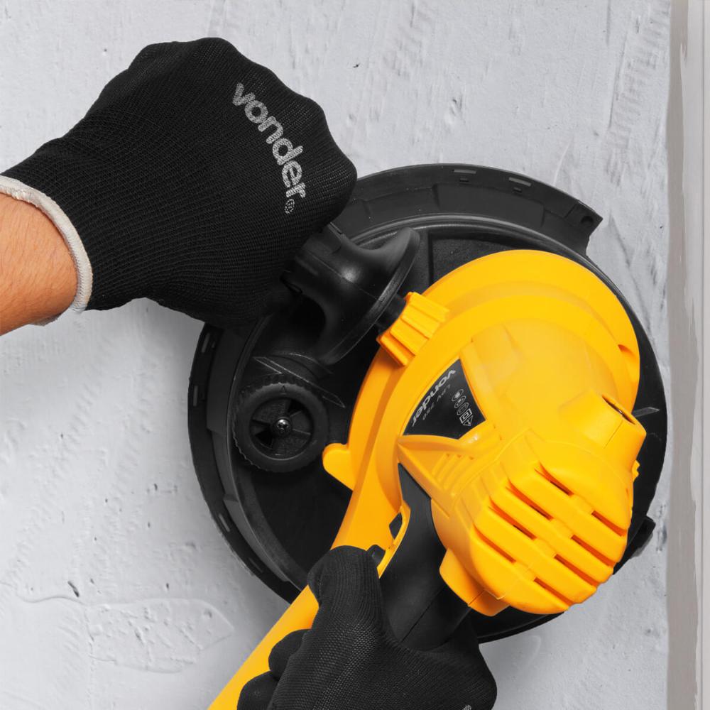 Lixadeira de Parede LPV750 Led Saco de Aspiração Vonder 220V Máquina Lixar Gesso Massa Corrida