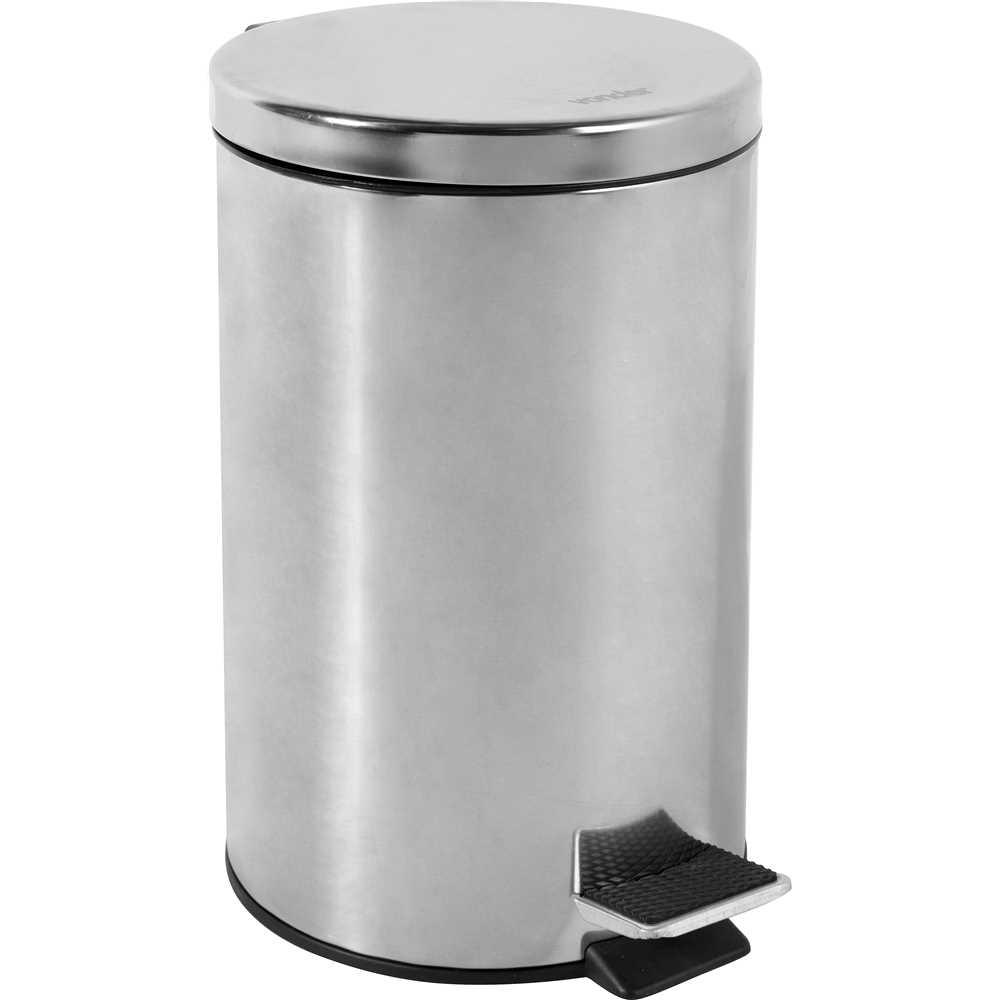 Lixeira Redonda 12l Inox Vonder