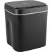 Lixeira Retangular 12l Preta C/sensor Vonder