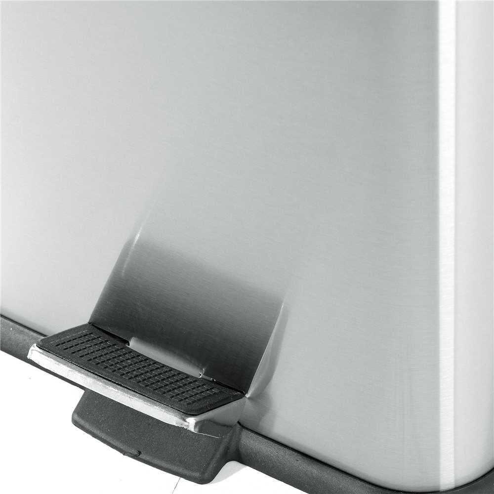 Lixeira Retangular 20l Inox Vonder
