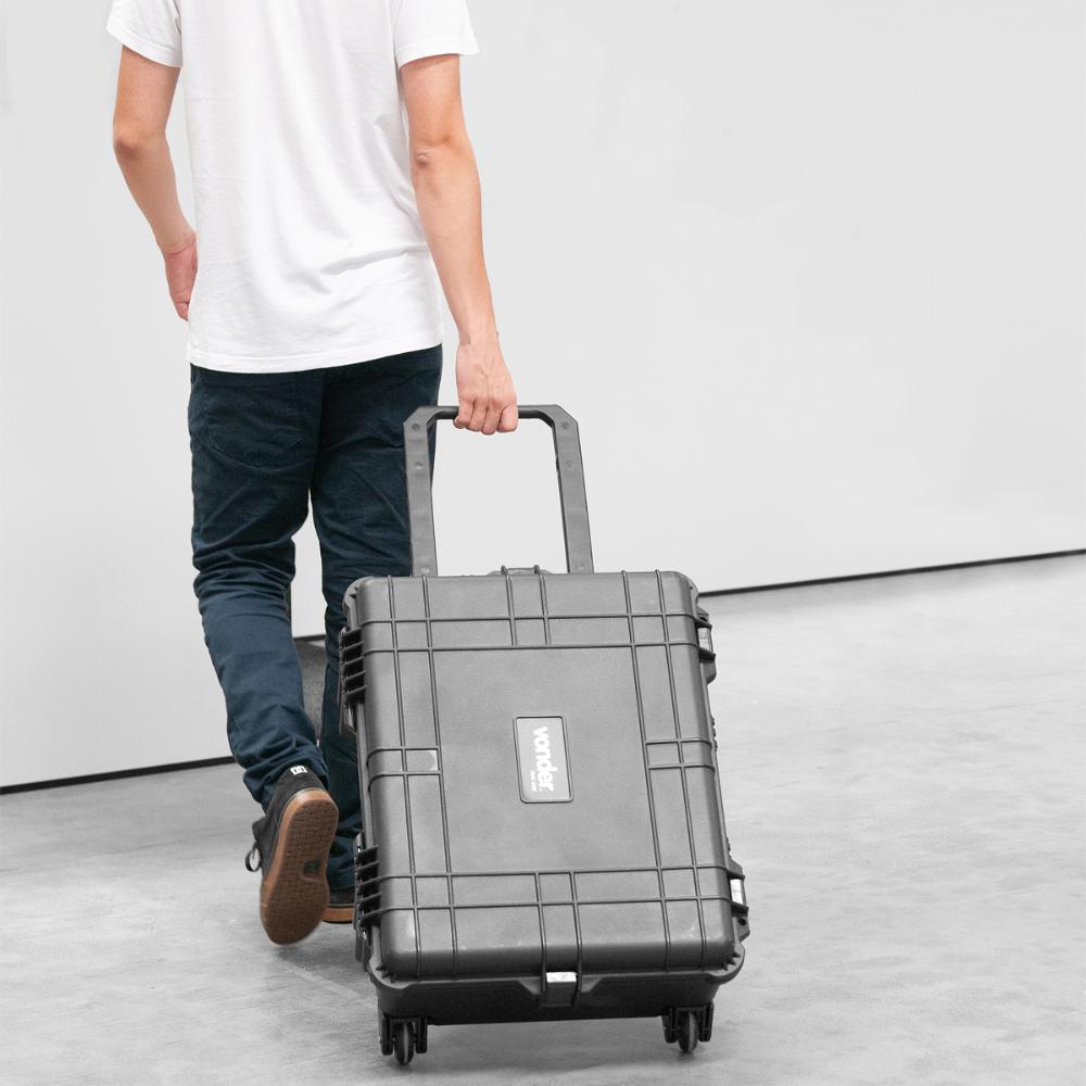 Maleta Anti-Impacto com Rodas MAI 620 Vonder 61,5x49x25,5cm Proteção Impactos e Umidade