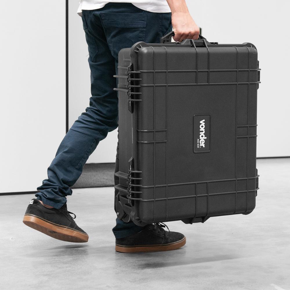 Maleta Anti-Impacto com Rodas MAI 620 Vonder 61,5x49x25,5cm Proteção Impactos e Umidade