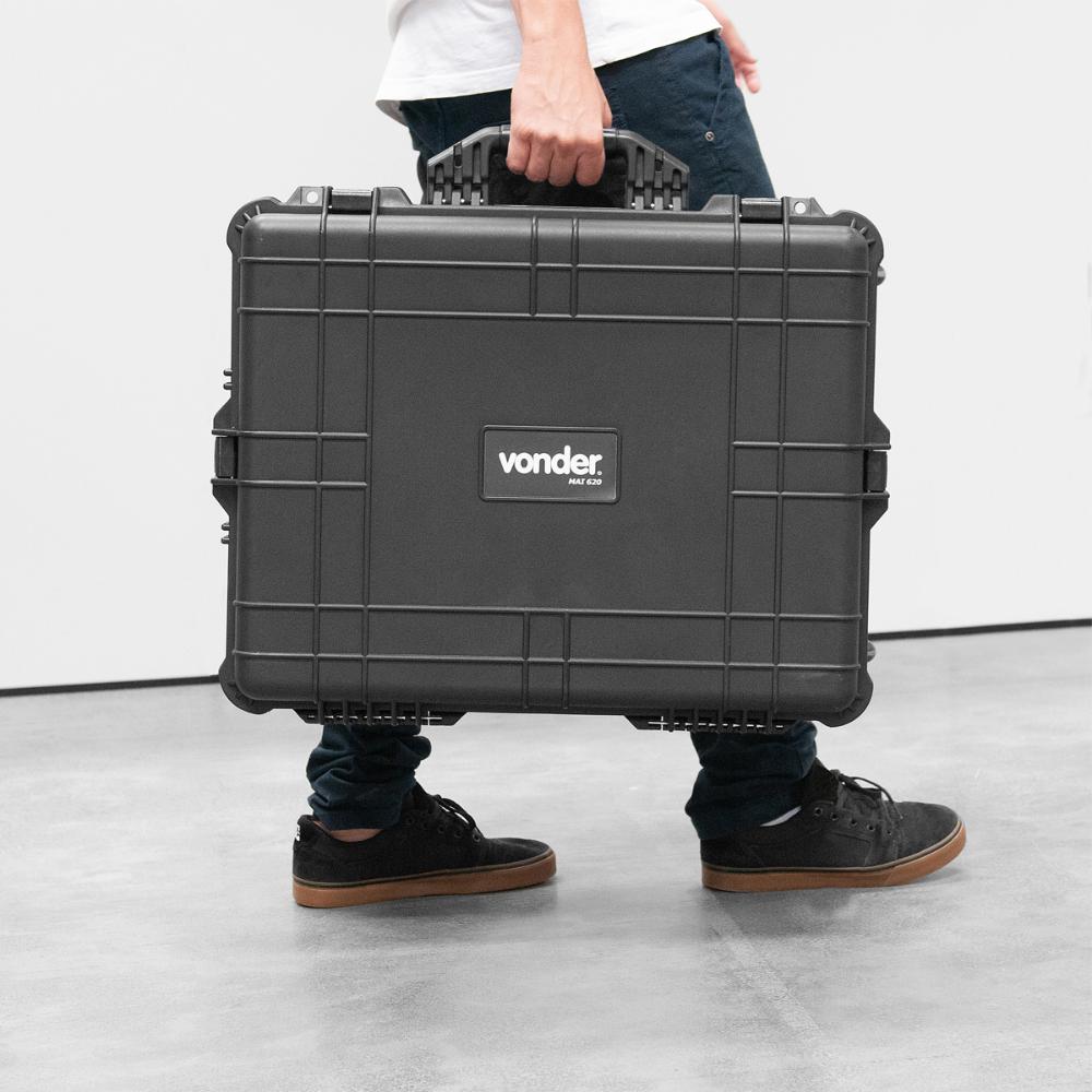 Maleta Anti-Impacto com Rodas MAI 620 Vonder 61,5x49x25,5cm Proteção Impactos e Umidade