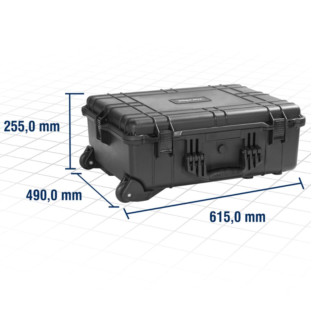 Maleta Anti-Impacto com Rodas MAI 620 Vonder 61,5x49x25,5cm Proteção Impactos e Umidade