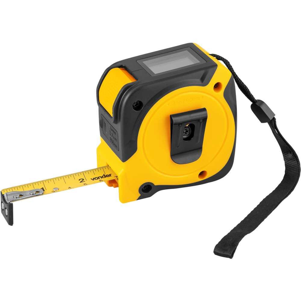 Medidor Dist Laser 40m/trena 5mx19mm Vonder