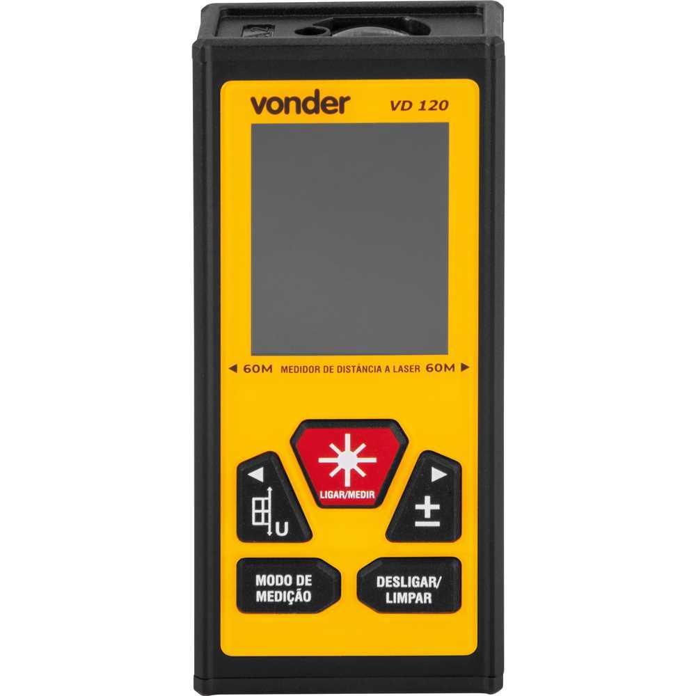 Medidor Dist Laser Bilat 120m Vd120 Vonder