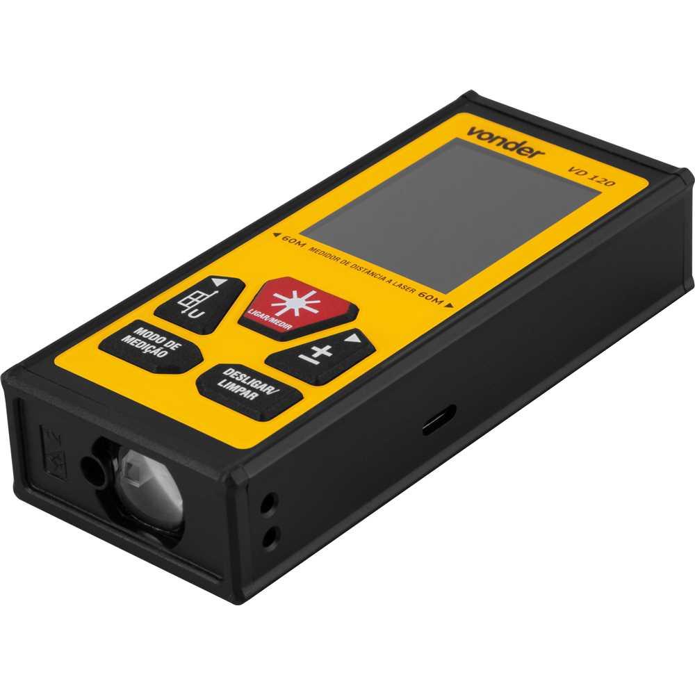 Medidor Dist Laser Bilat 120m Vd120 Vonder