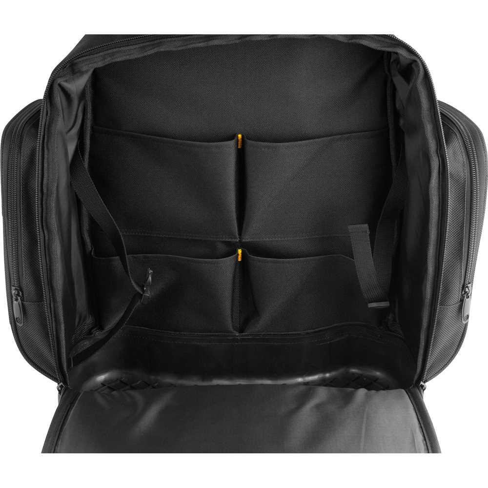 Mochila para Ferramentas Profissional Reforçada Base Borracha Vonder Preta