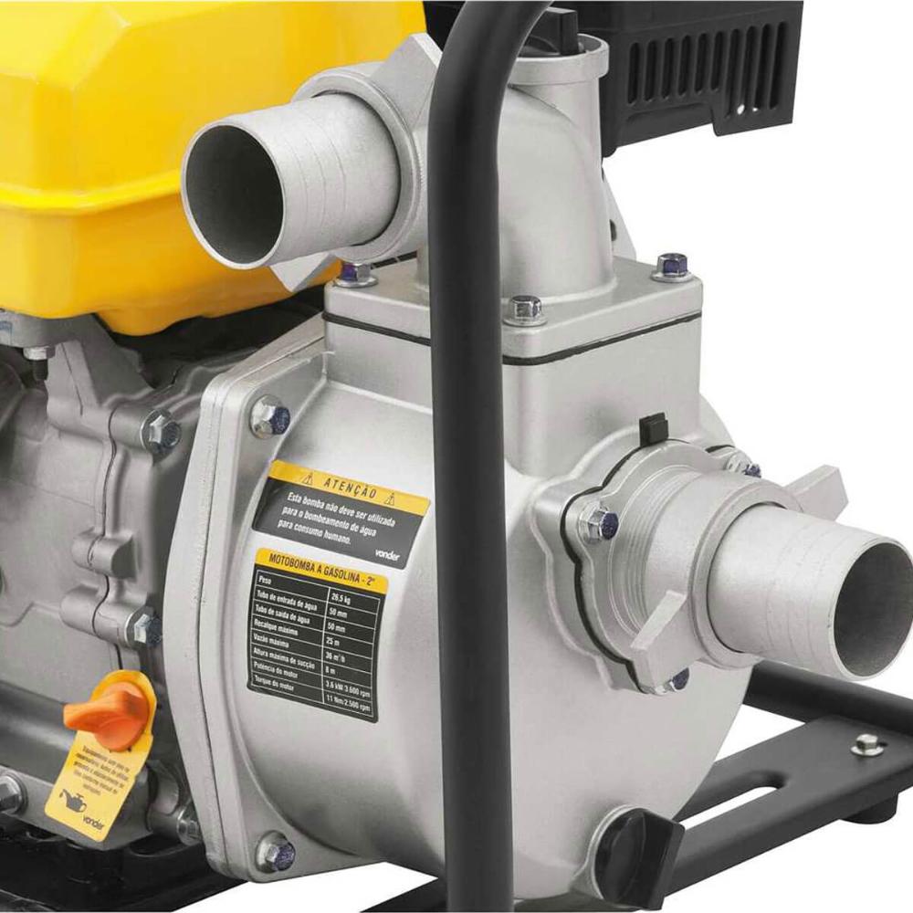 Motobomba a Gasolina 2" 4 Tempos Vonder com Filtro de Água 7 cv/hp