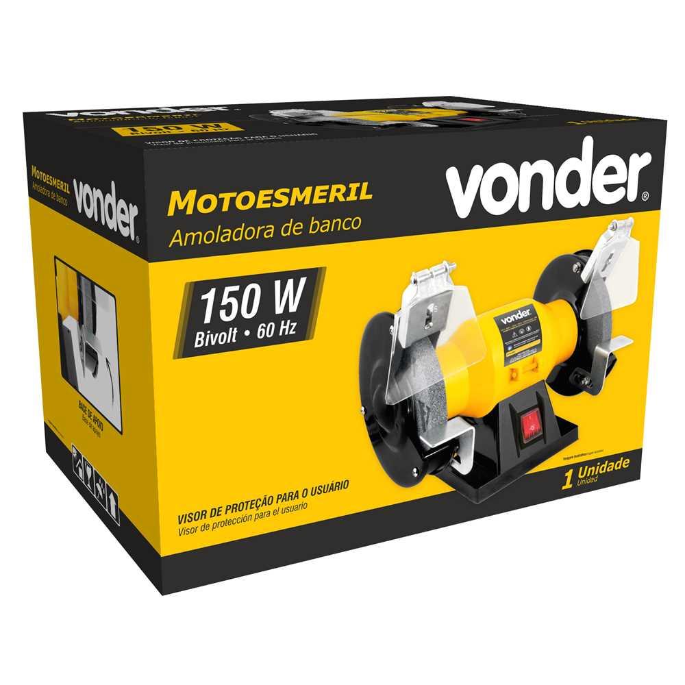 Motoesmeril 5" 150 W bivolt VONDER