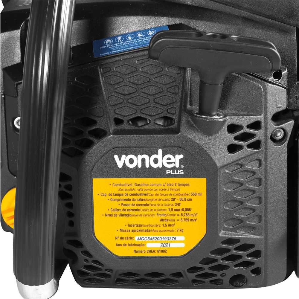 Motosserra Gasolina 54,5cc Mgc545 Vd Pl