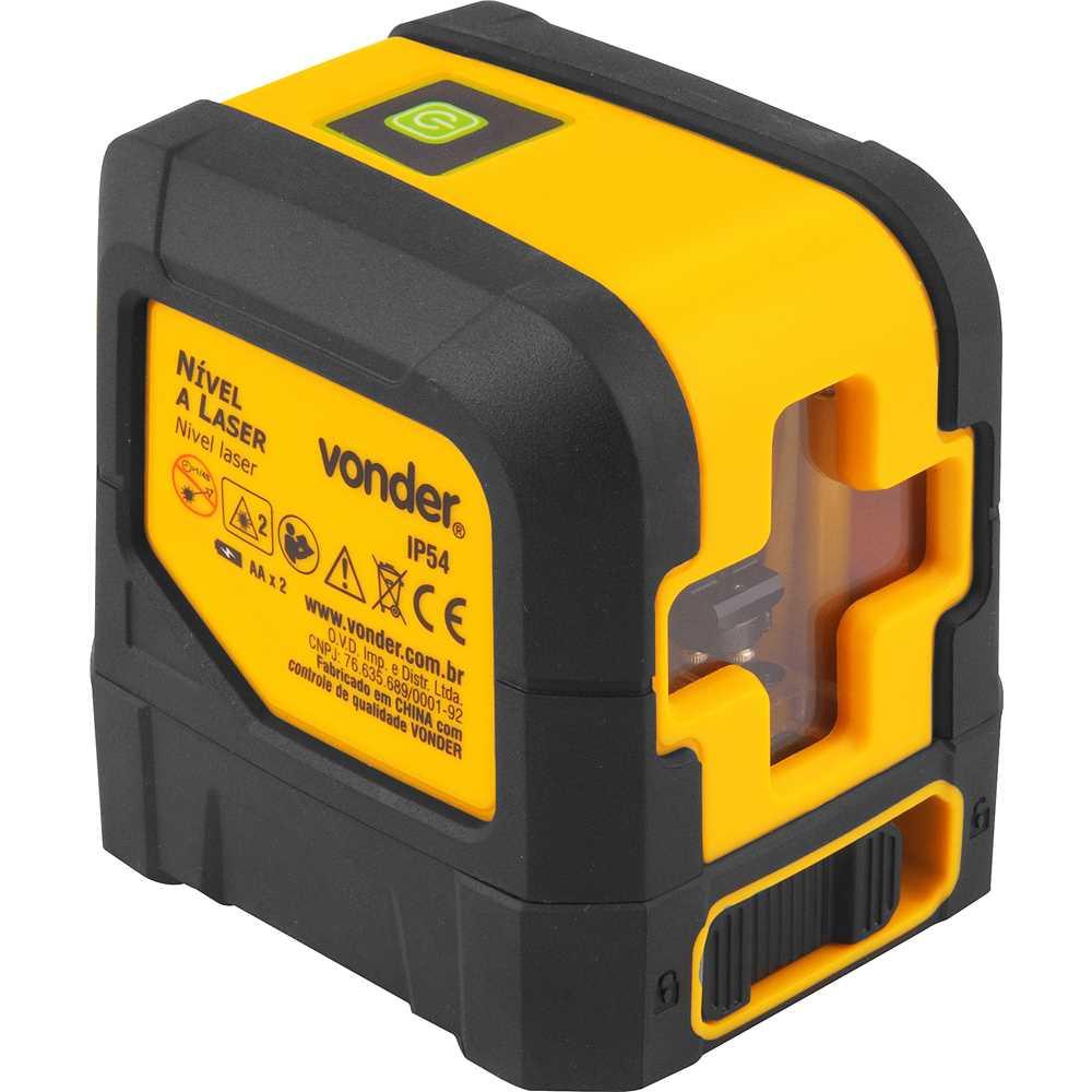 Nível a Laser 2 Linhas com Alcance de 20 Metros NLV020 Vonder com Suporte Magnético