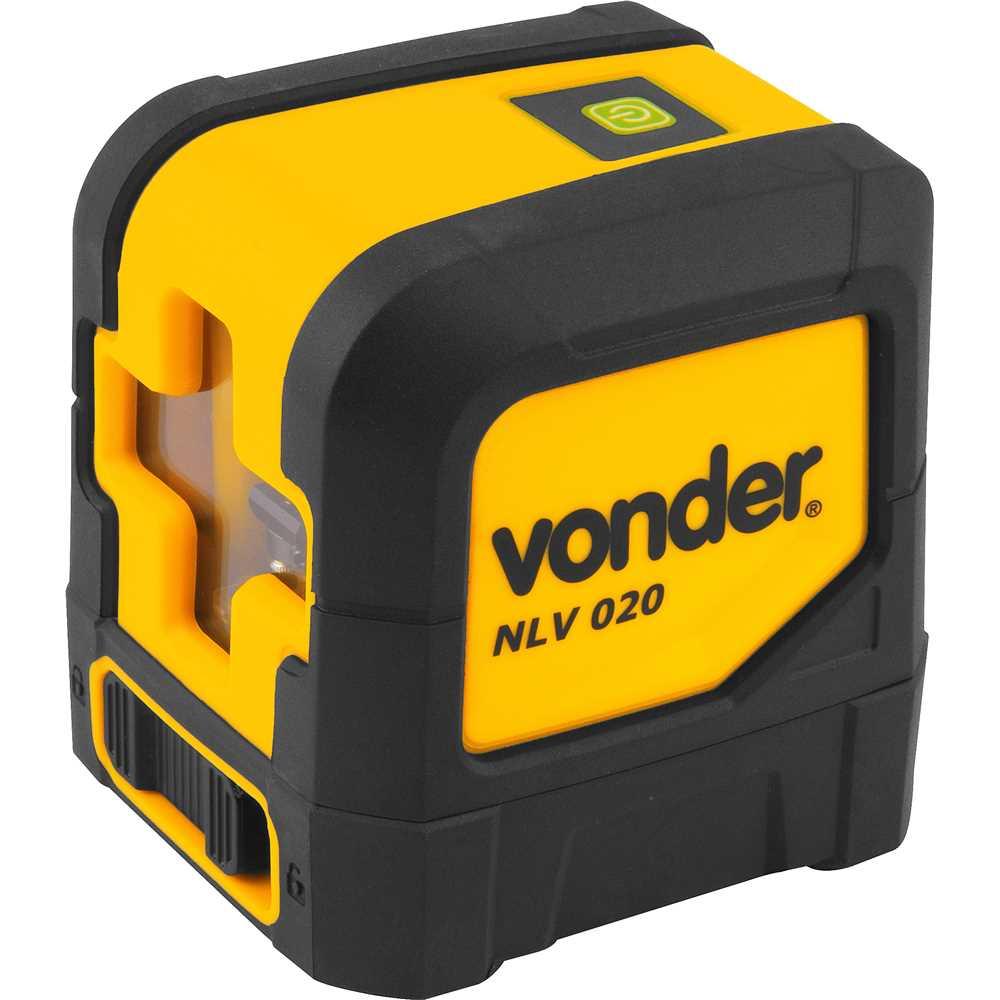 Nível a Laser 2 Linhas com Alcance de 20 Metros NLV020 Vonder com Suporte Magnético