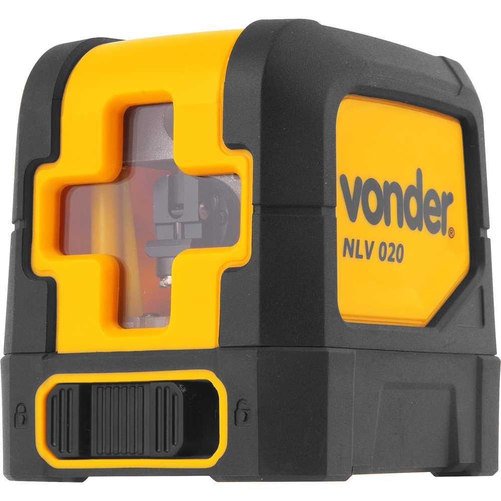 Nível a Laser 2 Linhas com Alcance de 20 Metros NLV020 Vonder com Suporte Magnético