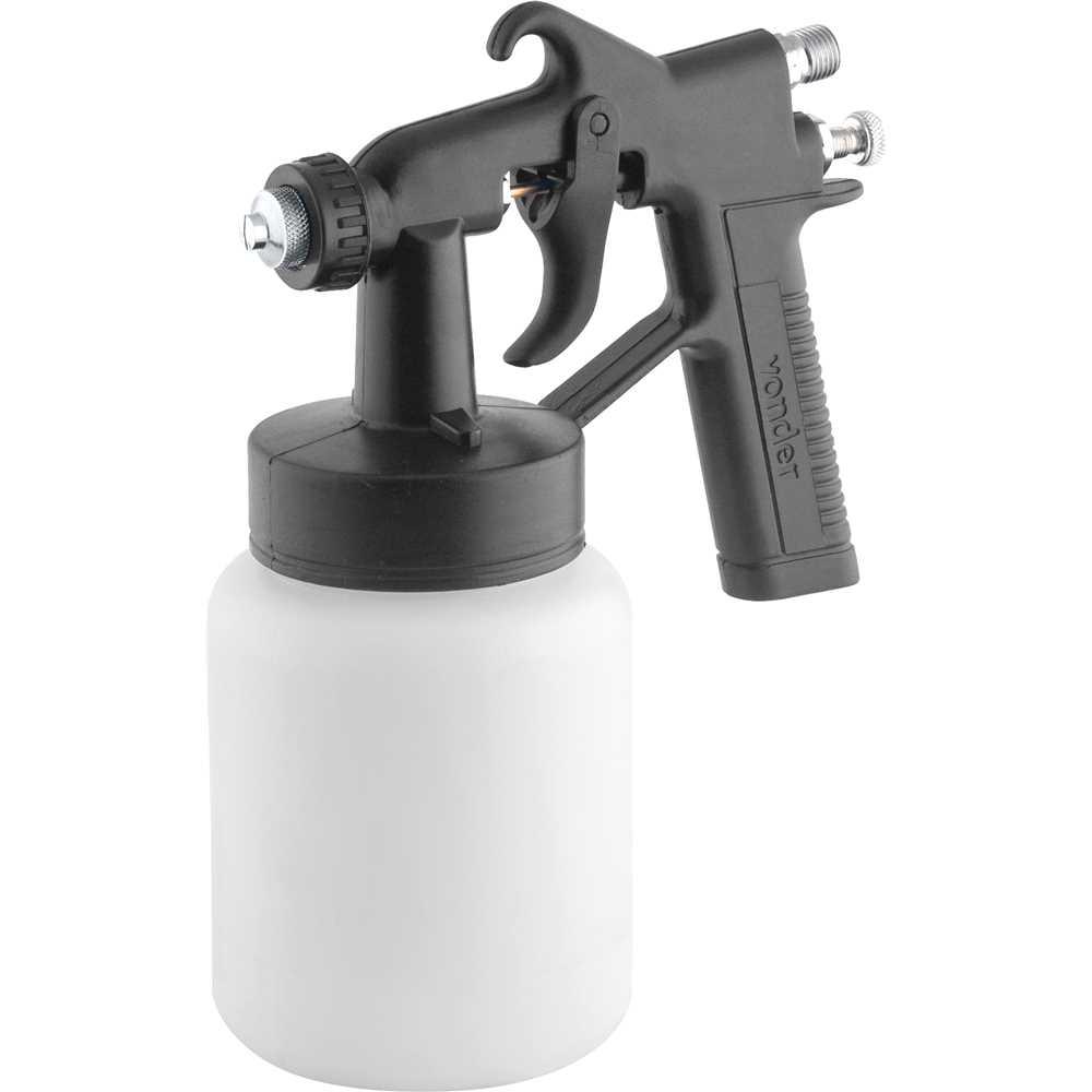 Pistola para pintura com caneca plástica ar direto PDV 90 VONDER