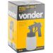 Pistola para pintura com caneca plástica ar direto PDV 90 VONDER