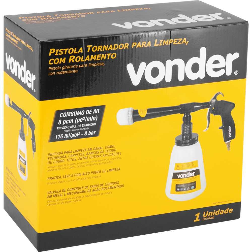 Pistola tornador para limpeza com rolamento VONDER