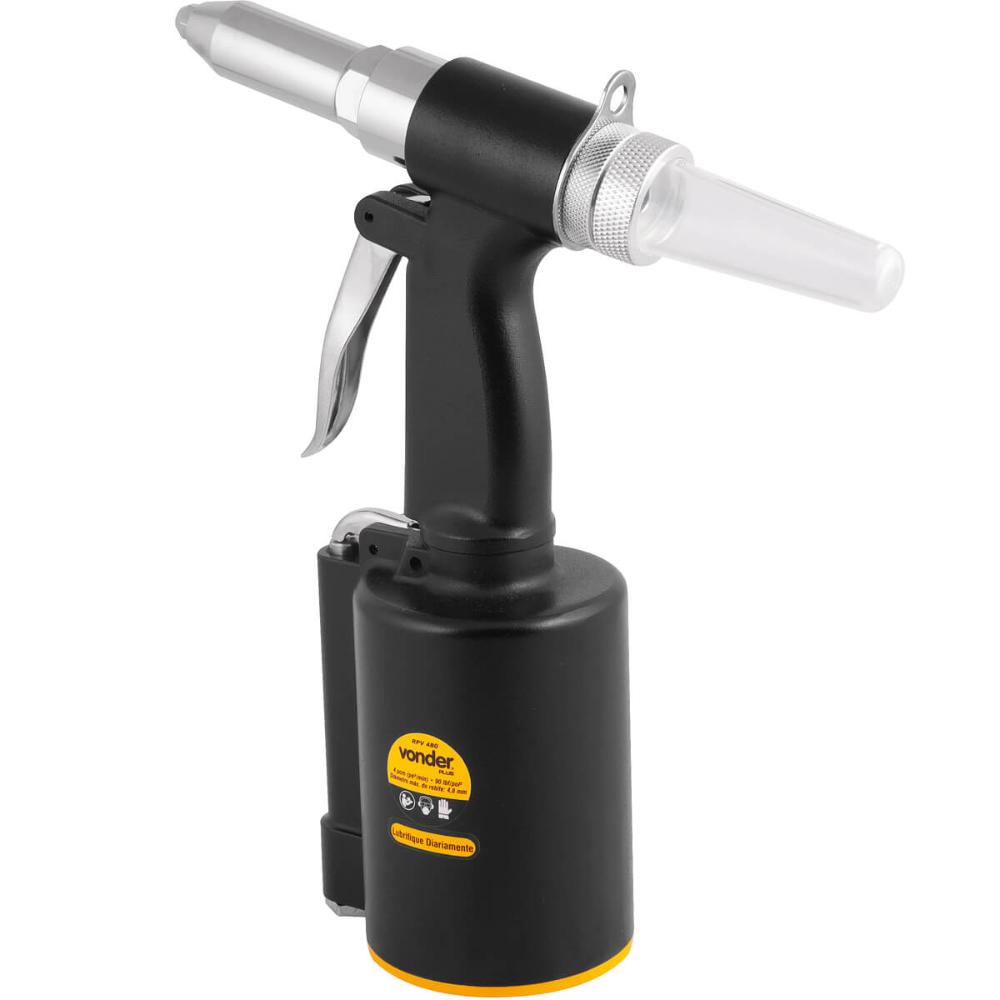 Rebitador Pneumático RPV 480 Vonder Plus Rebites 2,4 a 4,8mm Industrial