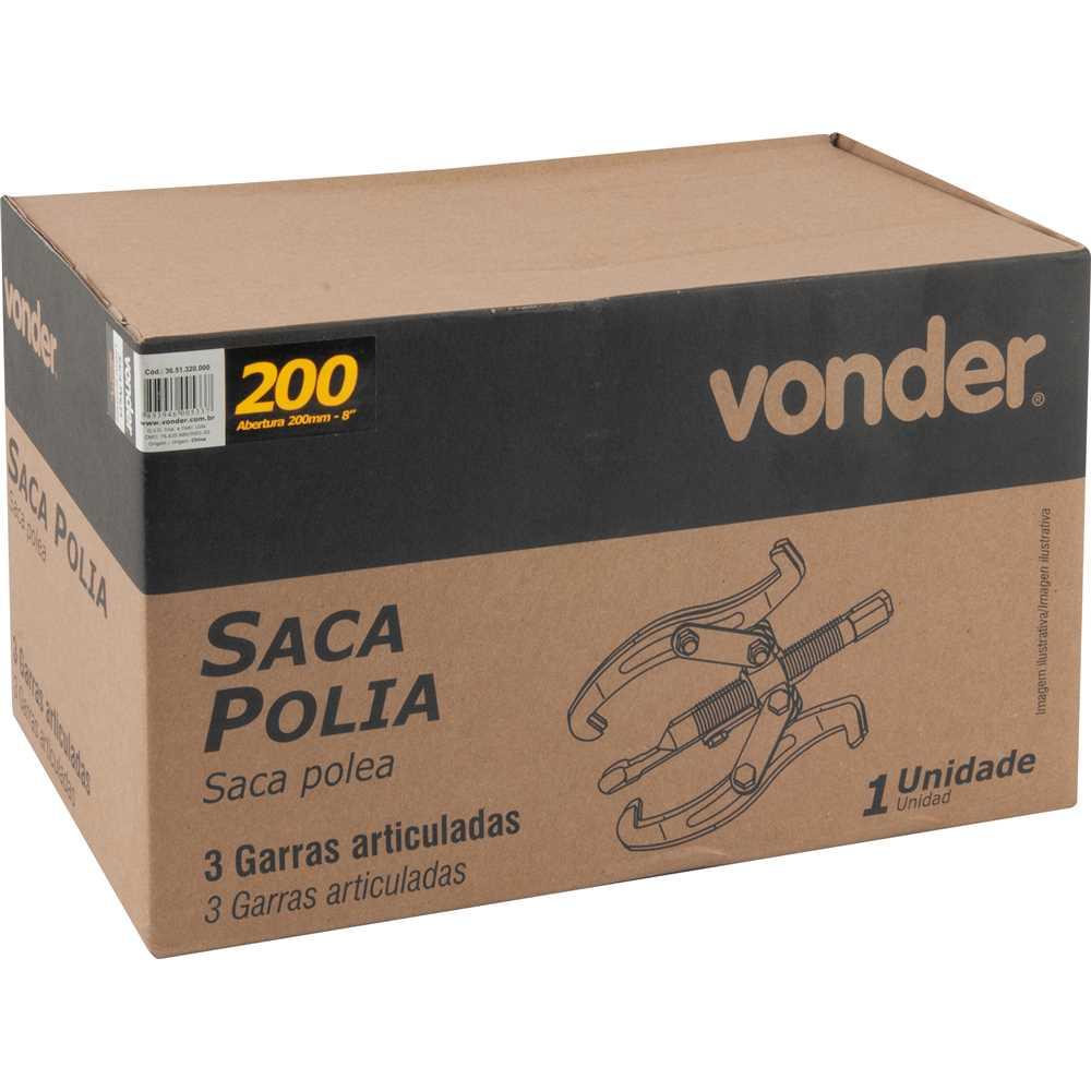 Saca Polia 3 Garras 200mm Vonder