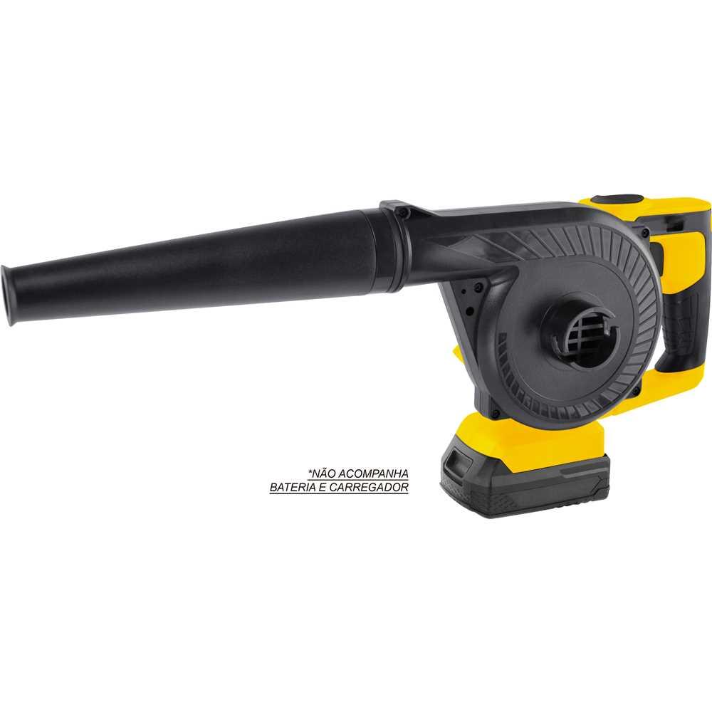 Soprador/aspirador bateria intercambiável de 18 V sem bateria e sem carregador ISAV 1823 VONDER
