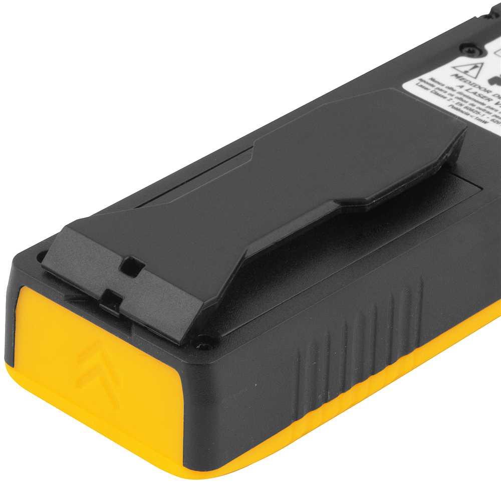 Trena a Laser Medidor de Distância Digital VD040 Vonder 40 Metros com Pilhas Amarelo