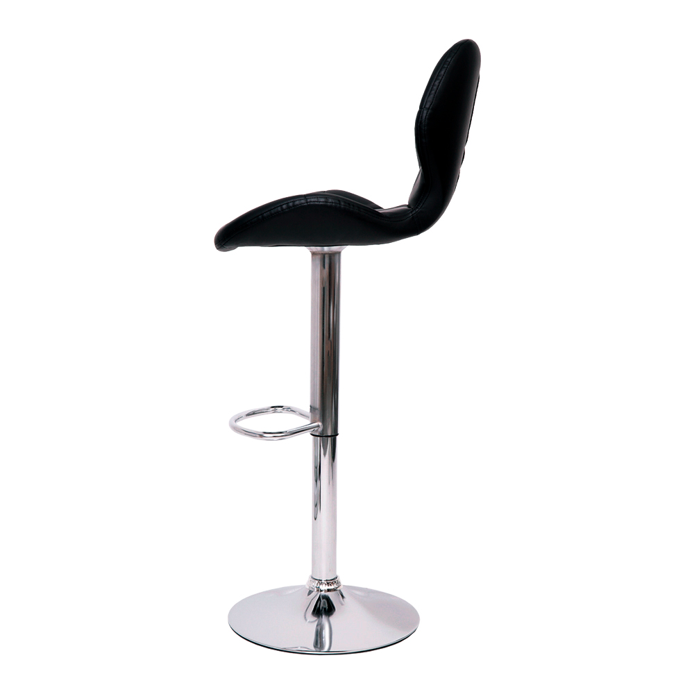 Banqueta Slim Confort Com Regulagem de altura Preta