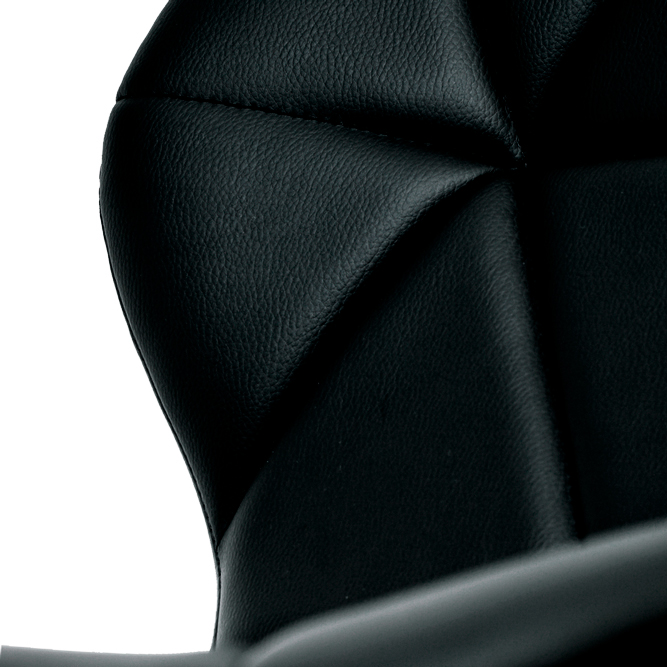 Banqueta Slim Confort Com Regulagem de altura Preta