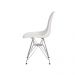 Cadeira Eiffel Eames Branca Base Cromada Sala Cozinha Jantar
