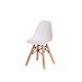 Cadeira Eiffel Eames KIDS Branca Base Madeira Infantil Criança