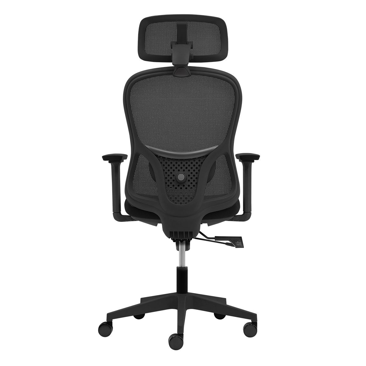 Cadeira Ergonômica NR 17 Presidente Prime Preta Encosto Mesh Apoio de Cabeça e Braços Ajustáveis
